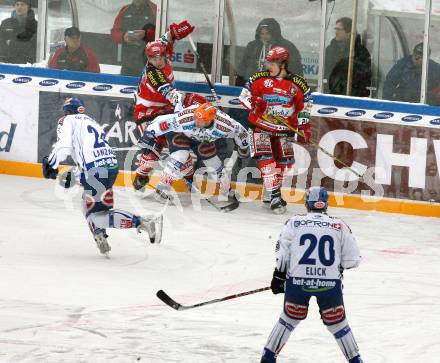 EBEL. Eishockey Bundesliga. Freiluftderby KAC gegen VSV in der Hypo Group Arena.  Klagenfurt, am 9.1.2010.
Foto: Kuess

---
pressefotos, pressefotografie, kuess, qs, qspictures, sport, bild, bilder, bilddatenbank