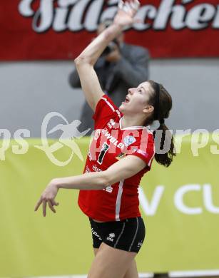 Volleyball CEV Cup. ATSC Wildcats gegen Dinamo Pancevo. Kristina Fabris. Klagenfurt, am 14.1.2010.
Foto: Kuess

---
pressefotos, pressefotografie, kuess, qs, qspictures, sport, bild, bilder, bilddatenbank