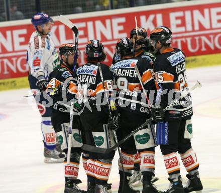 EBEL. Eishockey Bundesliga. EC Pasut VSV gegen Graz 99ers. Torjubel Graz. Villach, am 15.1.2010.
Foto: Kuess 


---
pressefotos, pressefotografie, kuess, qs, qspictures, sport, bild, bilder, bilddatenbank