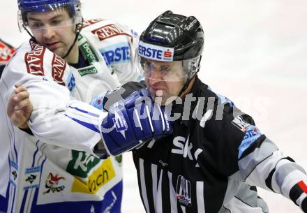 EBEL. Eishockey Bundesliga. EC Pasut VSV gegen EV Vienna Capitals.  Jonathan Ferland, Schiedsrichter (VSV). Villach, am 17.1.2010.
Foto: Kuess 


---
pressefotos, pressefotografie, kuess, qs, qspictures, sport, bild, bilder, bilddatenbank