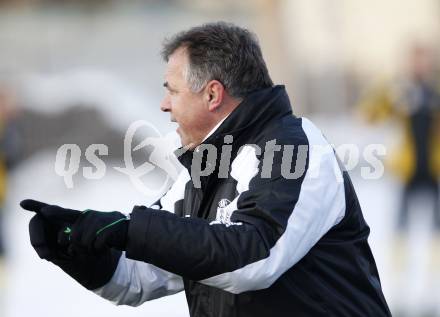 Fussball Bundesliga. Testspiel SK Austria Kaernten gegen SK St. Andrae/WAC. Trainer Joze Prelogar (Austria Kaernten). Klagenfurt, am 19.1.2010.
Foto: Kuess
---
pressefotos, pressefotografie, kuess, qs, qspictures, sport, bild, bilder, bilddatenbank