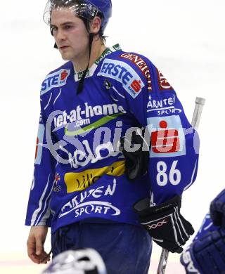 EBEL. Eishockey Bundesliga. EC Pasut VSV gegen KAC.  Jonathan Ferland (VSV). Villach, am 11.10.2009.
Foto: Kuess 


---
pressefotos, pressefotografie, kuess, qs, qspictures, sport, bild, bilder, bilddatenbank