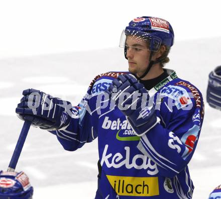 EBEL. Eishockey Bundesliga. EC Pasut VSV gegen KAC.  Marco Zorec (VSV). Villach, am 11.10.2009.
Foto: Kuess 


---
pressefotos, pressefotografie, kuess, qs, qspictures, sport, bild, bilder, bilddatenbank