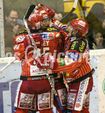 EBEL. Eishockey Bundesliga. KAC gegen EV Vienna Capitals. Torjubel KAC. Klagenfurt, am 24.1.2010.
Foto: Kuess

---
pressefotos, pressefotografie, kuess, qs, qspictures, sport, bild, bilder, bilddatenbank