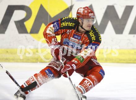 EBEL. Eishockey Bundesliga. KAC gegen HK Acroni Jesenice. David Schuller (KAC). Klagenfurt, am 22.1.2010.
Foto: Kuess

---
pressefotos, pressefotografie, kuess, qs, qspictures, sport, bild, bilder, bilddatenbank