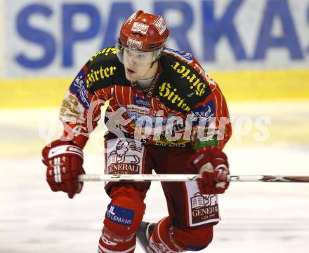 EBEL. Eishockey Bundesliga. KAC gegen HK Acroni Jesenice. Markus Pirmann (KAC). Klagenfurt, am 22.1.2010.
Foto: Kuess

---
pressefotos, pressefotografie, kuess, qs, qspictures, sport, bild, bilder, bilddatenbank