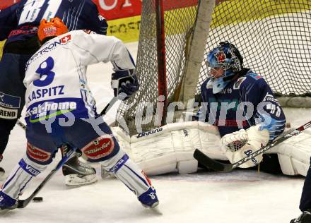 EBEL. Eishockey Bundesliga. EC Pasut VSV gegen Alba Volan SAPA Fehervar AV19.  KASPITZ Roland (VSV), SATOSAARI Tommi (Alba Volan). Villach, am 24.1.2010.
Foto: Kuess 


---
pressefotos, pressefotografie, kuess, qs, qspictures, sport, bild, bilder, bilddatenbank