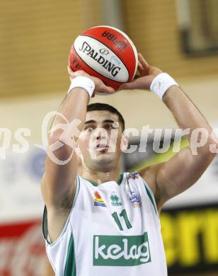 Basketball Bundesliga. Woerthersee Piraten gegen BasketClubs Vienna. Admir Aljic (Piraten). Klagenfurt, 24.1.2010
Foto: Kuess

---
pressefotos, pressefotografie, kuess, qs, qspictures, sport, bild, bilder, bilddatenbank