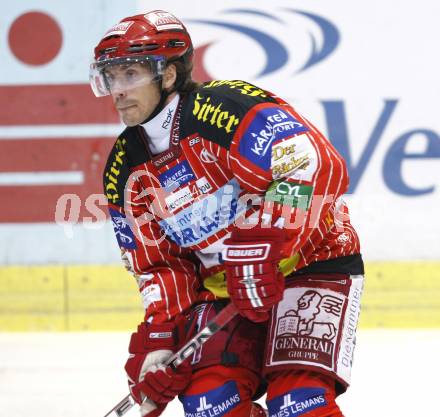 EBEL. Eishockey Bundesliga. KAC gegen HK Acroni Jesenice. Dieter Kalt (KAC). Klagenfurt, am 13.10.2009.
Foto: Kuess 

---
pressefotos, pressefotografie, kuess, qs, qspictures, sport, bild, bilder, bilddatenbank