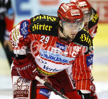 EBEL. Eishockey Bundesliga. KAC gegen HK Acroni Jesenice. Christoph Brandner (KAC). Klagenfurt, am 13.10.2009.
Foto: Kuess 

---
pressefotos, pressefotografie, kuess, qs, qspictures, sport, bild, bilder, bilddatenbank