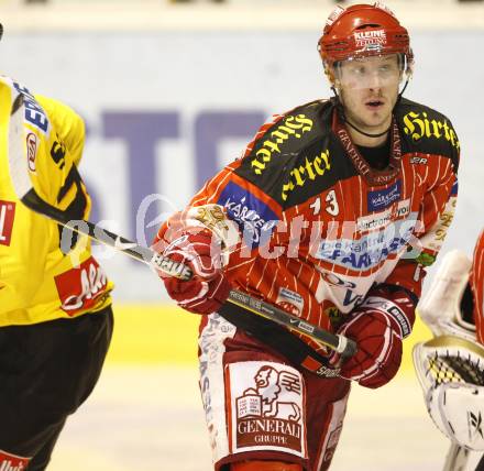 EBEL. Eishockey Bundesliga. KAC gegen EV Vienna Capitals. Johannes Kirisits (KAC). Klagenfurt, am 24.1.2010.
Foto: Kuess

---
pressefotos, pressefotografie, kuess, qs, qspictures, sport, bild, bilder, bilddatenbank