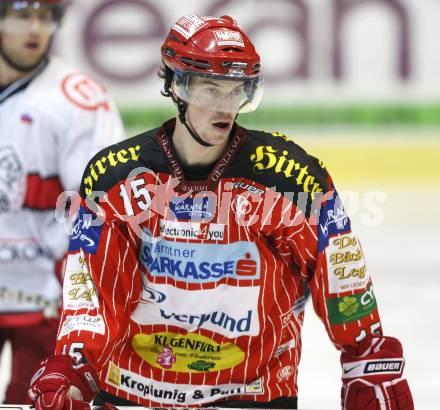 EBEL. Eishockey Bundesliga. KAC gegen HK Acroni Jesenice. Paul Schellander (KAC). Klagenfurt, am 13.10.2009.
Foto: Kuess 

---
pressefotos, pressefotografie, kuess, qs, qspictures, sport, bild, bilder, bilddatenbank