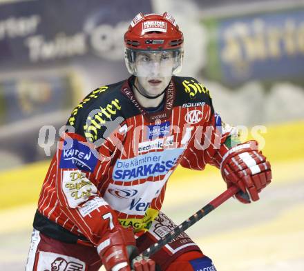 EBEL. Eishockey Bundesliga. KAC gegen HK Acroni Jesenice. Herbert Ratz (KAC). Klagenfurt, am 13.10.2009.
Foto: Kuess 

---
pressefotos, pressefotografie, kuess, qs, qspictures, sport, bild, bilder, bilddatenbank