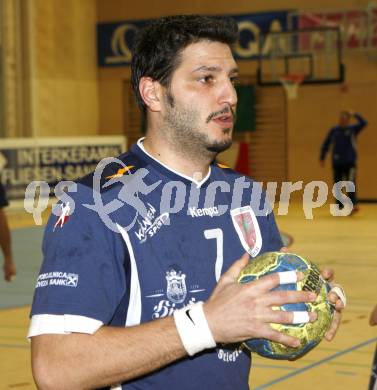 Handball OEHB Cup. SC Ferlach gegen ULZ Schwaz. KOSCHU Christian  (Ferlach). Ferlach, 29.1.2010.
Foto: Kuess

---
pressefotos, pressefotografie, kuess, qs, qspictures, sport, bild, bilder, bilddatenbank