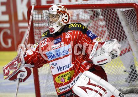 EBEL. Eishockey Bundesliga. KAC gegen HK Acroni Jesenice. Hannes Enzenhofer (KAC). Klagenfurt, am 13.10.2009.
Foto: Kuess 

---
pressefotos, pressefotografie, kuess, qs, qspictures, sport, bild, bilder, bilddatenbank