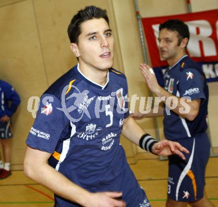 Handball OEHB Cup. SC Ferlach gegen ULZ Schwaz. Markus Goeschl (Ferlach). Ferlach, 29.1.2010.
Foto: Kuess

---
pressefotos, pressefotografie, kuess, qs, qspictures, sport, bild, bilder, bilddatenbank