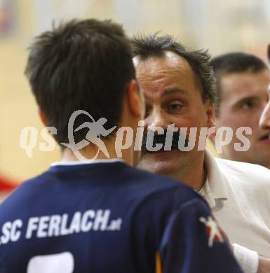 Handball OEHB Cup. SC Ferlach gegen ULZ Schwaz. Trainer Mariusz Maczmarek (Ferlach). Ferlach, 29.1.2010.
Foto: Kuess

---
pressefotos, pressefotografie, kuess, qs, qspictures, sport, bild, bilder, bilddatenbank