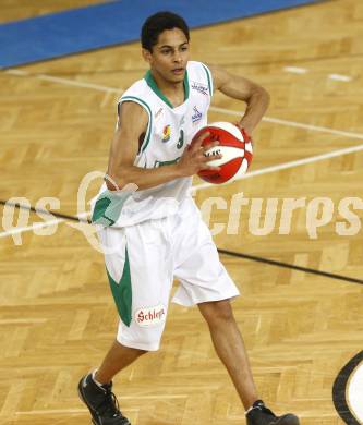 Basketball Bundesliga. Woerthersee Piraten gegen Arkadia Traiskirchen Lions. Samuel Bachlechner (Piraten). Klagenfurt, 19.12.2009
Foto: Kuess

---
pressefotos, pressefotografie, kuess, qs, qspictures, sport, bild, bilder, bilddatenbank