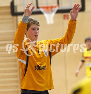 Handball OEHB Cup. SC Ferlach gegen ULZ Schwaz. Matthias Meleschnig  (Ferlach). Ferlach, 29.1.2010.
Foto: Kuess

---
pressefotos, pressefotografie, kuess, qs, qspictures, sport, bild, bilder, bilddatenbank