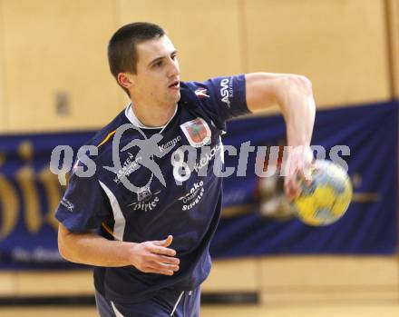 Handball OEHB Cup. SC Ferlach gegen ULZ Schwaz. Ales Krze (Ferlach). Ferlach, 29.1.2010.
Foto: Kuess

---
pressefotos, pressefotografie, kuess, qs, qspictures, sport, bild, bilder, bilddatenbank