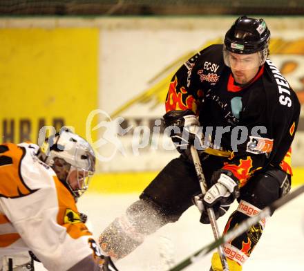 Eishockey Carinthian Hockey League. CHL. USC Velden gegen EC-SV Spittal. Roland Steinberger (Spittal). Velden, am 30.01.2010
Foto: Kuess 
---
pressefotos, pressefotografie, kuess, qs, qspictures, sport, bild, bilder, bilddatenbank