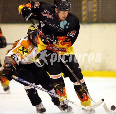 Eishockey Carinthian Hockey League. CHL. USC Velden gegen EC-SV Spittal.  Michael Koell (Spittal). Velden, am 30.01.2010
Foto: Kuess 
---
pressefotos, pressefotografie, kuess, qs, qspictures, sport, bild, bilder, bilddatenbank