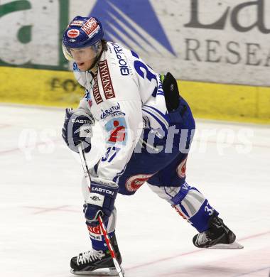 EBEL. Eishockey Bundesliga. EC Pasut VSV gegen Red Bulls Salzburg.  Andreas Kristler (VSV),. Villach, am 31.1.2010.
Foto: Kuess 


---
pressefotos, pressefotografie, kuess, qs, qspictures, sport, bild, bilder, bilddatenbank