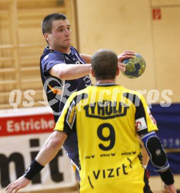 Handball OEHB Cup. SC Ferlach gegen ULZ Schwaz. Ales Krze (Ferlach). Ferlach, 29.1.2010.
Foto: Kuess
---
pressefotos, pressefotografie, kuess, qs, qspictures, sport, bild, bilder, bilddatenbank