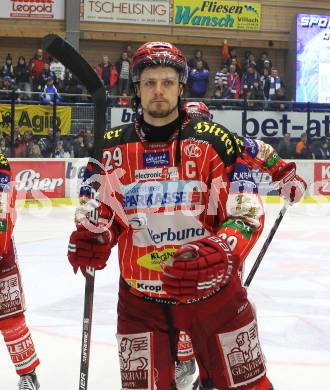 EBEL. Eishockey Bundesliga. EC Pasut VSV gegen KAC. Christoph Brandner (KAC). Villach, am 5.2.2010.
Foto: Kuess 


---
pressefotos, pressefotografie, kuess, qs, qspictures, sport, bild, bilder, bilddatenbank