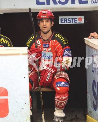 EBEL. Eishockey Bundesliga. EC Pasut VSV gegen KAC. Jeff Shantz (KAC). Villach, am 5.2.2010.
Foto: Kuess 


---
pressefotos, pressefotografie, kuess, qs, qspictures, sport, bild, bilder, bilddatenbank