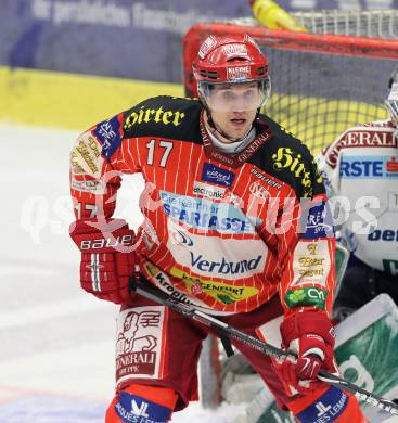 EBEL. Eishockey Bundesliga. EC Pasut VSV gegen KAC. Gregor Hager  (KAC). Villach, am 5.2.2010.
Foto: Kuess 


---
pressefotos, pressefotografie, kuess, qs, qspictures, sport, bild, bilder, bilddatenbank