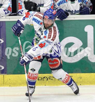 EBEL. Eishockey Bundesliga. EC Pasut VSV gegen KAC. Gerhard Unterluggauer (VSV). Villach, am 5.2.2010.
Foto: Kuess 


---
pressefotos, pressefotografie, kuess, qs, qspictures, sport, bild, bilder, bilddatenbank