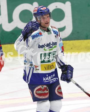 EBEL. Eishockey Bundesliga. EC Pasut VSV gegen KAC. Guenther Lanzinger (VSV). Villach, am 5.2.2010.
Foto: Kuess 


---
pressefotos, pressefotografie, kuess, qs, qspictures, sport, bild, bilder, bilddatenbank