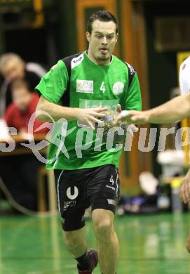 Handball Bundesliga. HC Kelag Kaernten gegen Sportunion Edelweiss Linz. Patrick Jochum (HCK). Klagenfurt, am 6.2.2010.
Foto: Kuess
---
pressefotos, pressefotografie, kuess, qs, qspictures, sport, bild, bilder, bilddatenbank