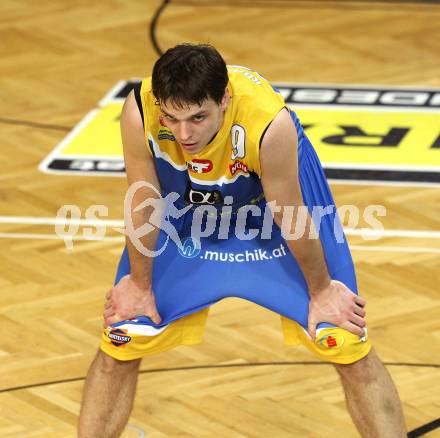 Basketball Bundesliga. Woerthersee Piraten gegen UBC St. Poelten. Martin Kohlmaier (St. Poelten).  Klagenfurt, 2.7.2010.
Foto:  Kuess

---
pressefotos, pressefotografie, kuess, qs, qspictures, sport, bild, bilder, bilddatenbank