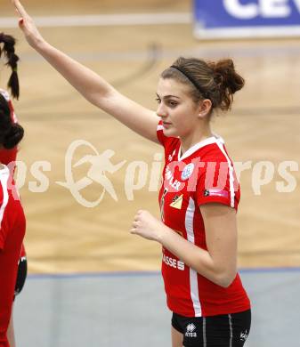 Volleyball CEV Cup. ATSC Wildcats gegen Dinamo Pancevo. Rosalinda Seidl (Wildcats). Klagenfurt, am 14.1.2010.
Foto: Kuess
---
pressefotos, pressefotografie, kuess, qs, qspictures, sport, bild, bilder, bilddatenbank