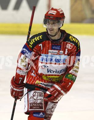 EBEL. Eishockey Bundesliga. KAC gegen HK Acroni Jesenice. Herbert Ratz (KAC). Klagenfurt, am 13.10.2009.
Foto: Kuess 

---
pressefotos, pressefotografie, kuess, qs, qspictures, sport, bild, bilder, bilddatenbank