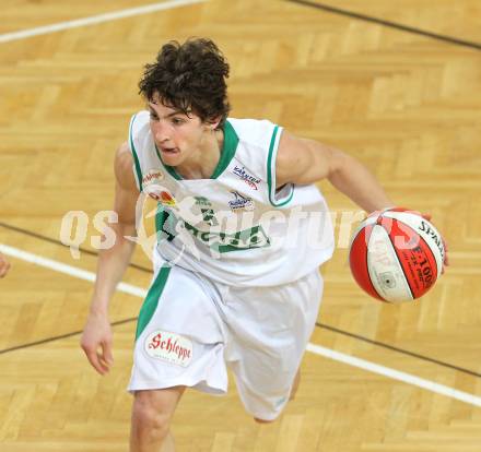 Basketball Bundesliga. Woerthersee Piraten gegen UBC St. Poelten. Sebastian Schaal (Piraten).  Klagenfurt, 7.2.2010.
Foto:  Kuess


---
pressefotos, pressefotografie, kuess, qs, qspictures, sport, bild, bilder, bilddatenbank