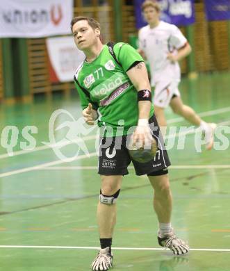 Handball Bundesliga. HC Kelag Kaernten gegen Sportunion Edelweiss Linz. Florian Pontasch-Mueller (HCK). Klagenfurt, am 6.2.2010.
Foto: Kuess
---
pressefotos, pressefotografie, kuess, qs, qspictures, sport, bild, bilder, bilddatenbank