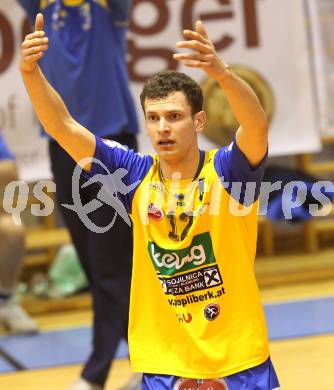 Volleyball GM Capital Challenge Cup. SK Aich/Dob (AUT) gegen VC Euphony Asse-Lennik (Belgien).  BENCZ Milan  (Aich/Dob). Prevalje, 11.2.2010. 
Foto: Kuess

---
pressefotos, pressefotografie, kuess, qs, qspictures, sport, bild, bilder, bilddatenbank