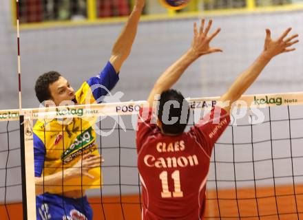 Volleyball GM Capital Challenge Cup. SK Aich/Dob (AUT) gegen VC Euphony Asse-Lennik (BEL).  BENCZ Milan (Aich/Dob). Prevalje, 11.2.2010. 
Foto: Kuess

---
pressefotos, pressefotografie, kuess, qs, qspictures, sport, bild, bilder, bilddatenbank