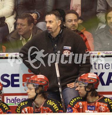 EBEL. Eishockey Bundesliga. KAC gegen EHC LIWEST Linz. Co-Trainer Gerald Ressmann (KAC). Klagenfurt, am 7.2.2010.
Foto: Kuess

---
pressefotos, pressefotografie, kuess, qs, qspictures, sport, bild, bilder, bilddatenbank