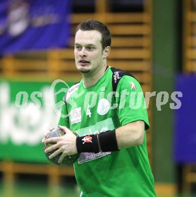 Handball Bundesliga. HC Kelag Kaernten gegen Sportunion Edelweiss Linz. Patrick Jochum (HCK). Klagenfurt, am 6.2.2010.
Foto: Kuess
---
pressefotos, pressefotografie, kuess, qs, qspictures, sport, bild, bilder, bilddatenbank