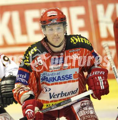 EBEL. Eishockey Bundesliga. KAC gegen EHC LIWEST Linz. Kirk Furey (KAC). Klagenfurt, am 7.2.2010.
Foto: Kuess

---
pressefotos, pressefotografie, kuess, qs, qspictures, sport, bild, bilder, bilddatenbank