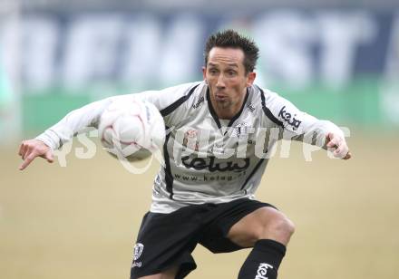 Fussball. Tipp3-Bundesliga. SK Austria Kaernten gegen SK Puntigamer Sturm Graz. Matthias Dollinger (Austria Kaernten). Klagenfurt, 14.2.2010.
Foto: Kuess 

---
pressefotos, pressefotografie, kuess, qs, qspictures, sport, bild, bilder, bilddatenbank