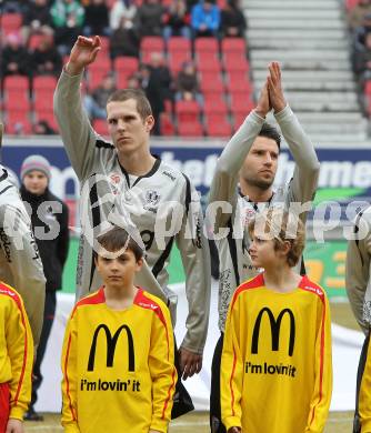 Fussball. Tipp3-Bundesliga. SK Austria Kaernten gegen SK Puntigamer Sturm Graz. Daniel Gramann, Lukas Elsner (Austria Kaernten). Klagenfurt, 14.2.2010.
Foto: Kuess 

---
pressefotos, pressefotografie, kuess, qs, qspictures, sport, bild, bilder, bilddatenbank