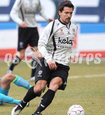 Fussball. Tipp3-Bundesliga. SK Austria Kaernten gegen SK Puntigamer Sturm Graz. Fernando Troyansky (Austria Kaernten). Klagenfurt, 14.2.2010.
Foto: Kuess 

---
pressefotos, pressefotografie, kuess, qs, qspictures, sport, bild, bilder, bilddatenbank