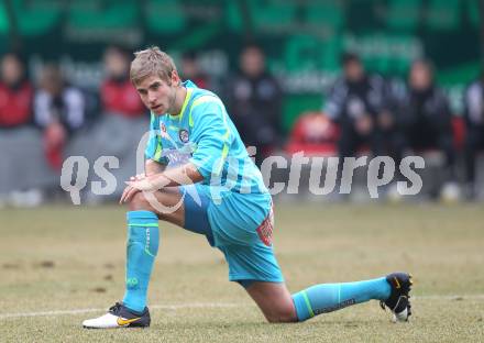 Fussball. Tipp3-Bundesliga. SK Austria Kaernten gegen SK Puntigamer Sturm Graz. Manuel Weber (Graz). Klagenfurt, 14.2.2010.
Foto: Kuess 

---
pressefotos, pressefotografie, kuess, qs, qspictures, sport, bild, bilder, bilddatenbank