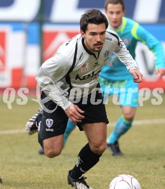 Fussball. Tipp3-Bundesliga. SK Austria Kaernten gegen SK Puntigamer Sturm Graz. Fernando Troyansky (Austria Kaernten). Klagenfurt, 14.2.2010.
Foto: Kuess 

---
pressefotos, pressefotografie, kuess, qs, qspictures, sport, bild, bilder, bilddatenbank