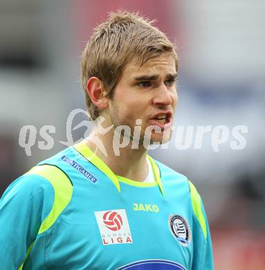 Fussball. Tipp3-Bundesliga. SK Austria Kaernten gegen SK Puntigamer Sturm Graz. Manuel Weber (Graz). Klagenfurt, 14.2.2010.
Foto: Kuess 

---
pressefotos, pressefotografie, kuess, qs, qspictures, sport, bild, bilder, bilddatenbank